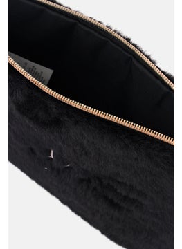 Posh  Pop Women Cosmetic Pouch, Black  - Image 3