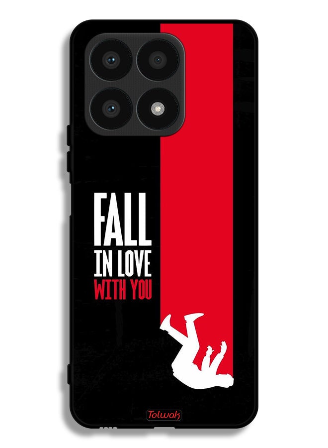 Tolwak Honor X8a Protective Case Cover Fall In Love With You - Image 1