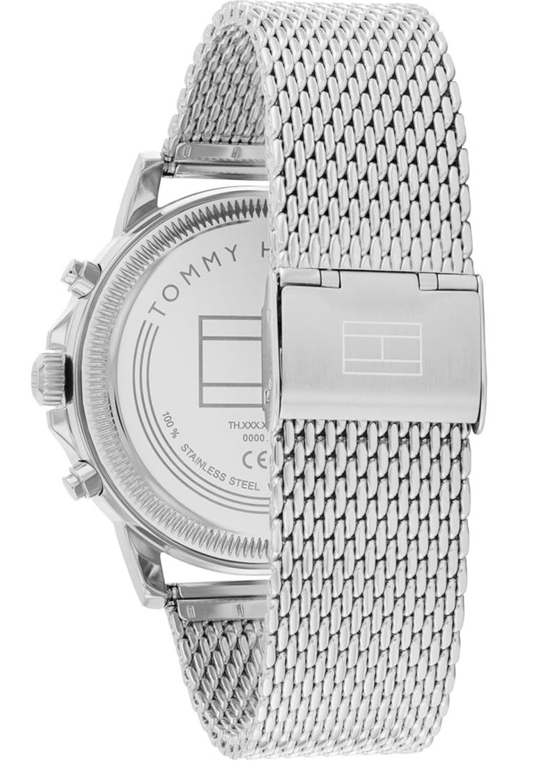 TOMMY HILFIGER TOMMY HILFIGER MEN'S NAVY DIAL STAINLESS STEEL BRACELET WATCH - 1710609 - Image 3