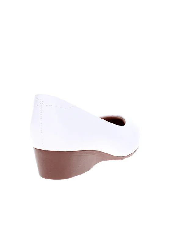 مودار Modare Ladies Low Heel Shoes White | Made In Brazil