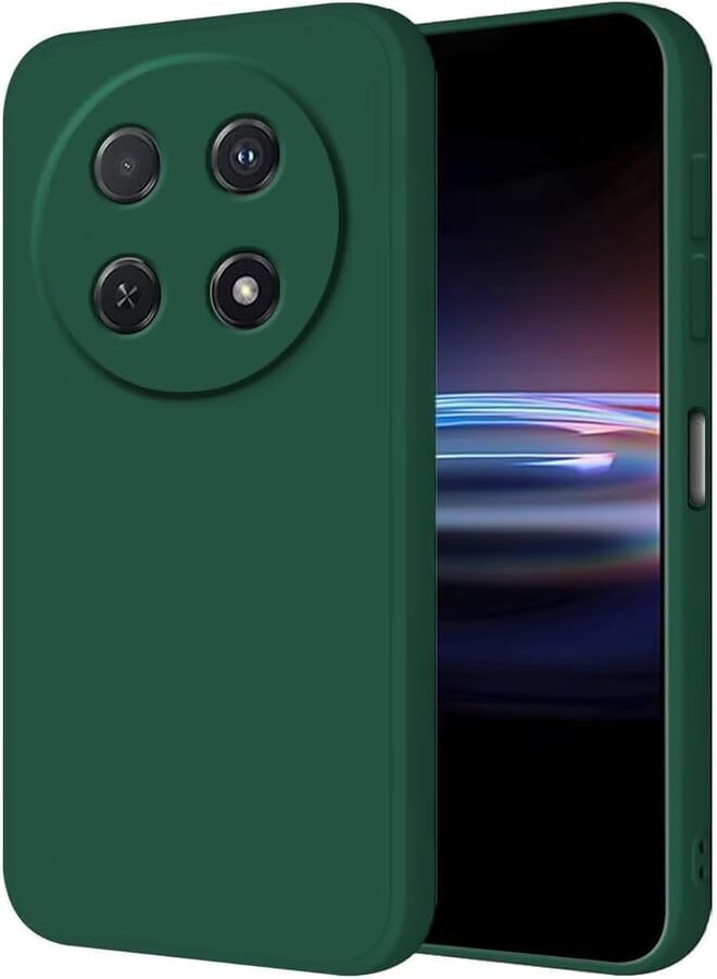 Case Compatible with Honor Magic7 Lite 5G / Honor X9c (6.78 inch) Soft Liquid Silicone TPU Protective Case, Shockproof in Anti-Scratch Protective Cover (Oil)