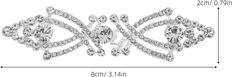 3pcs Vintage Rhinestone Chinese Knot Coat Closure Buttons for Sewing Clothes Buckle, Decorative Fasteners for Cloaks Sweaters Cardigans and Costumes - Image 2