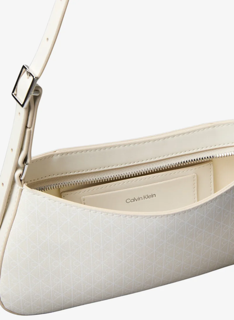 CALVIN KLEIN  Coated Emblem Small Shoulder Bag for Women | Best Price UAE