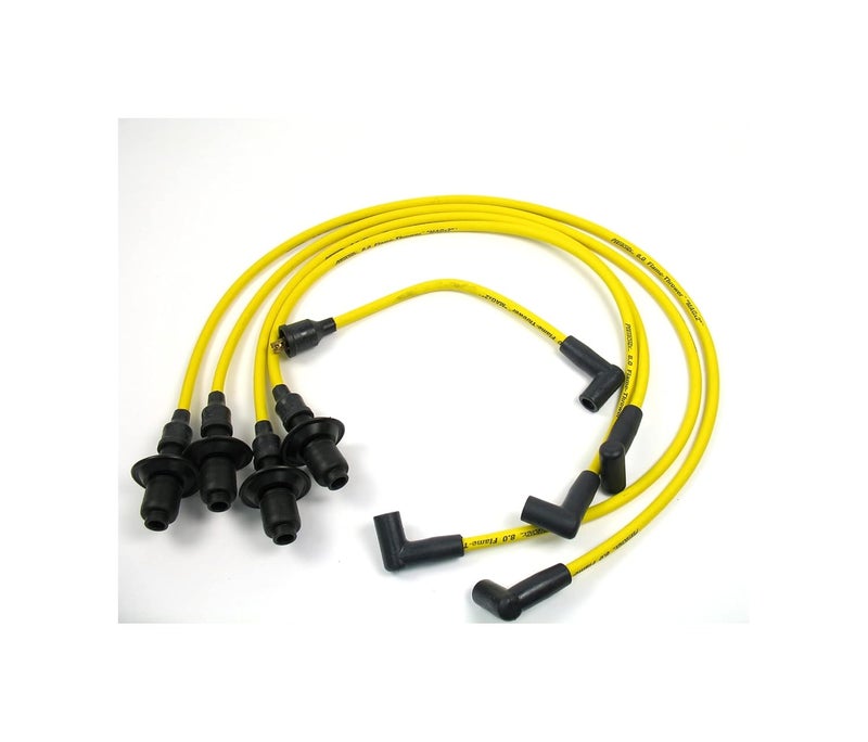 804505 Flame-Thrower Yellow 8mm 4 Cylinder Spark Plug Wire