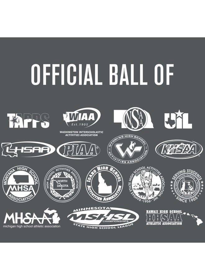 Baden Perfection Leather Volleyball, Green/White - Image 5