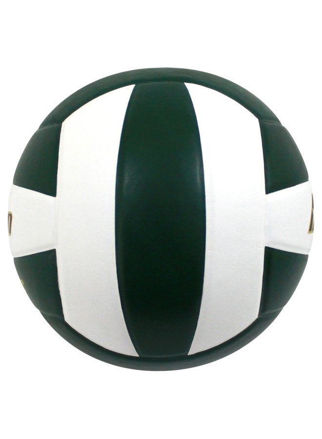 Baden Perfection Leather Volleyball, Green/White - Image 4