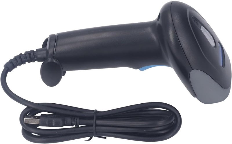 Wired USB Barcode Scanner, Handheld 1D 2D Barcode Reader, USB Barcode Scanner for Library Warehouse Store, Compatible with Computer Laptop POS, Plug and Play for - Image 4