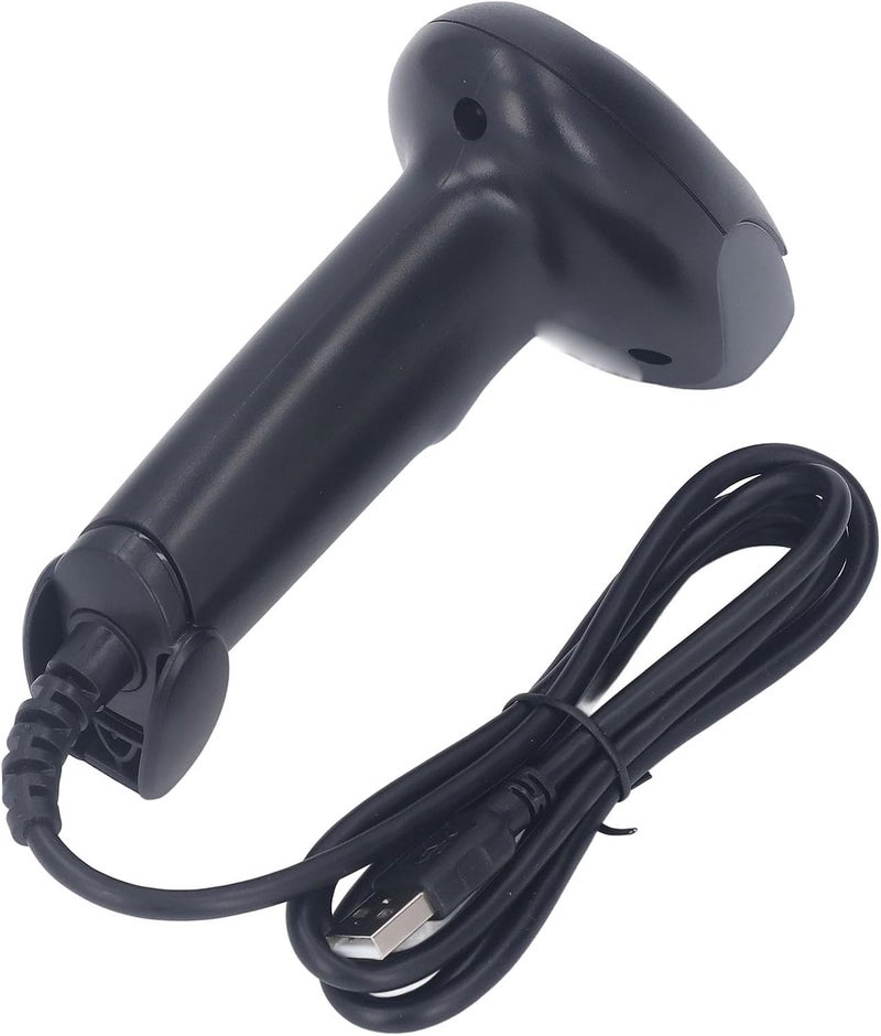 Wired USB Barcode Scanner, Handheld 1D 2D Barcode Reader, USB Barcode Scanner for Library Warehouse Store, Compatible with Computer Laptop POS, Plug and Play for - Image 3