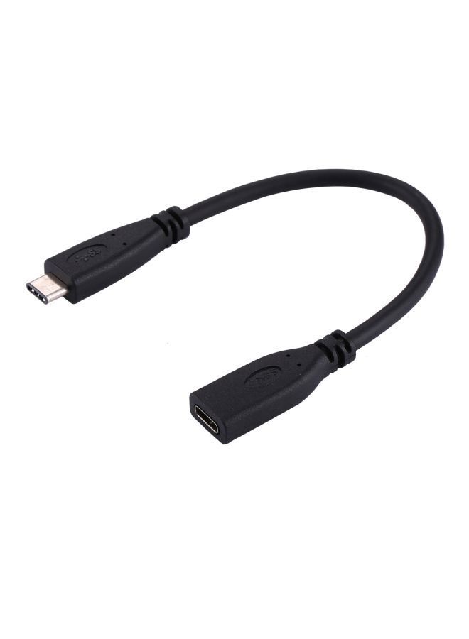 NIBEMINENT USB Type-C 3.1 Male To Female Adapter Cable Black - Image 3