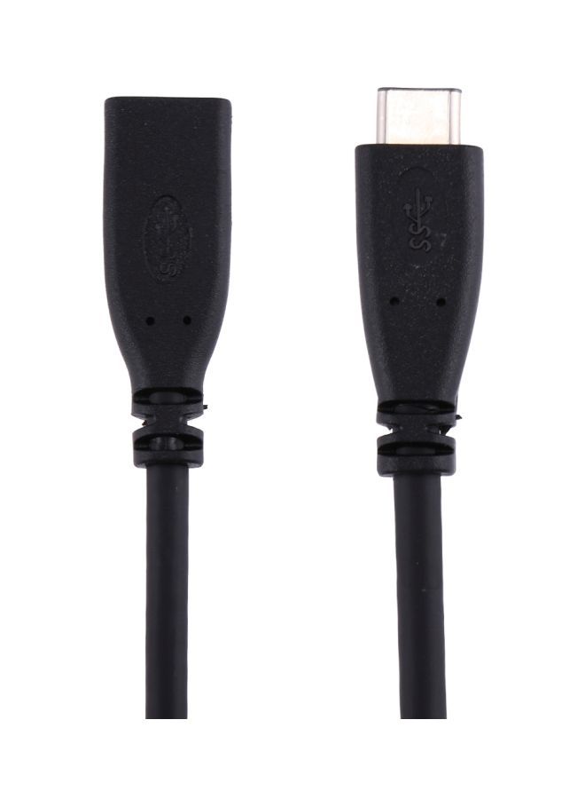 NIBEMINENT USB Type-C 3.1 Male To Female Adapter Cable Black - Image 4