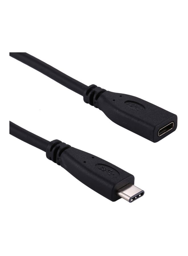 NIBEMINENT USB Type-C 3.1 Male To Female Adapter Cable Black - Image 5