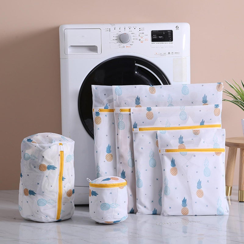 Reinforced Anti Deformation Mesh Laundry Bag With Zipper For Delicate Clothes Lingerie - Image 5