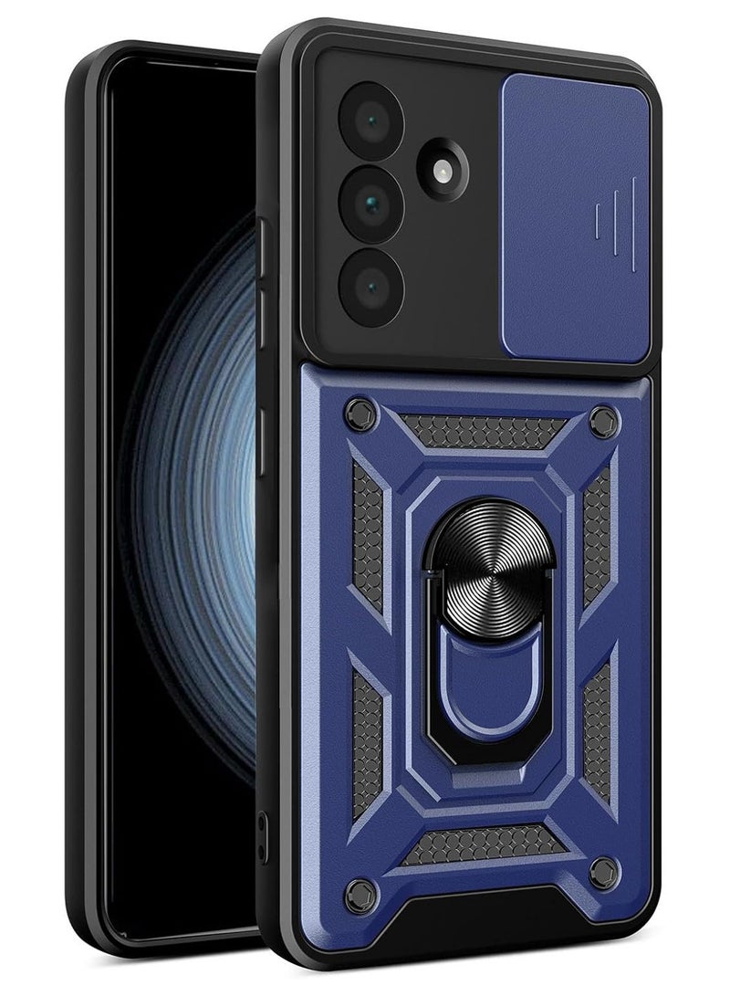 samsung a56 Shield Full Protection Case With Metal Ring &Slide Camera Cover For samsung a56 