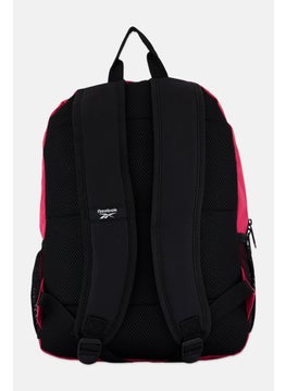Reebok Kids Girl Brand Logo Backpack And Lunch Bag 41 H x 29 L x 8 W cm , Black/Pink  - Image 2