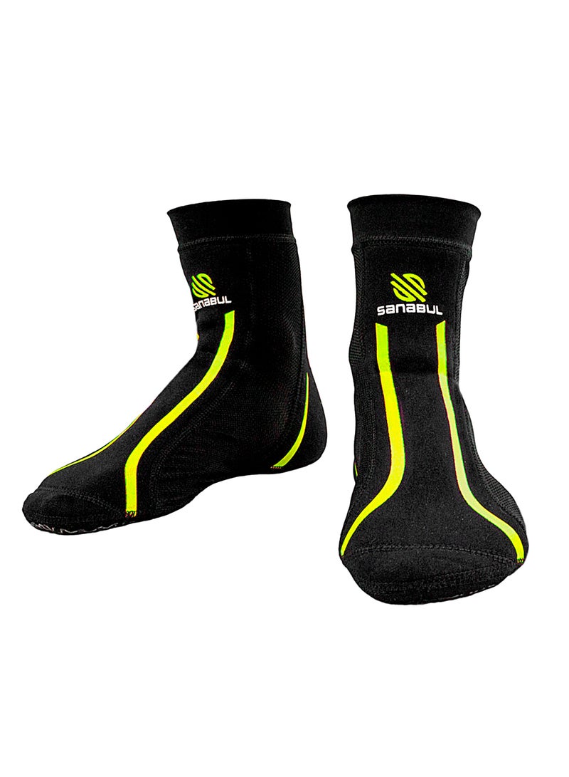 Sanabul  New Item Foot Grip Socks For Men & Women | Mma, Kickboxing, Wrestling, Pilates, Yoga Anti Slip Socks, Non Slip Socks (Small, Green)  - Image 1