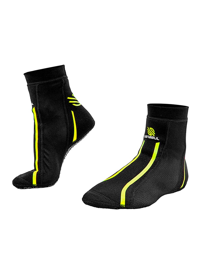 Sanabul  New Item Foot Grip Socks For Men & Women | Mma, Kickboxing, Wrestling, Pilates, Yoga Anti Slip Socks, Non Slip Socks (Small, Green)  - Image 2