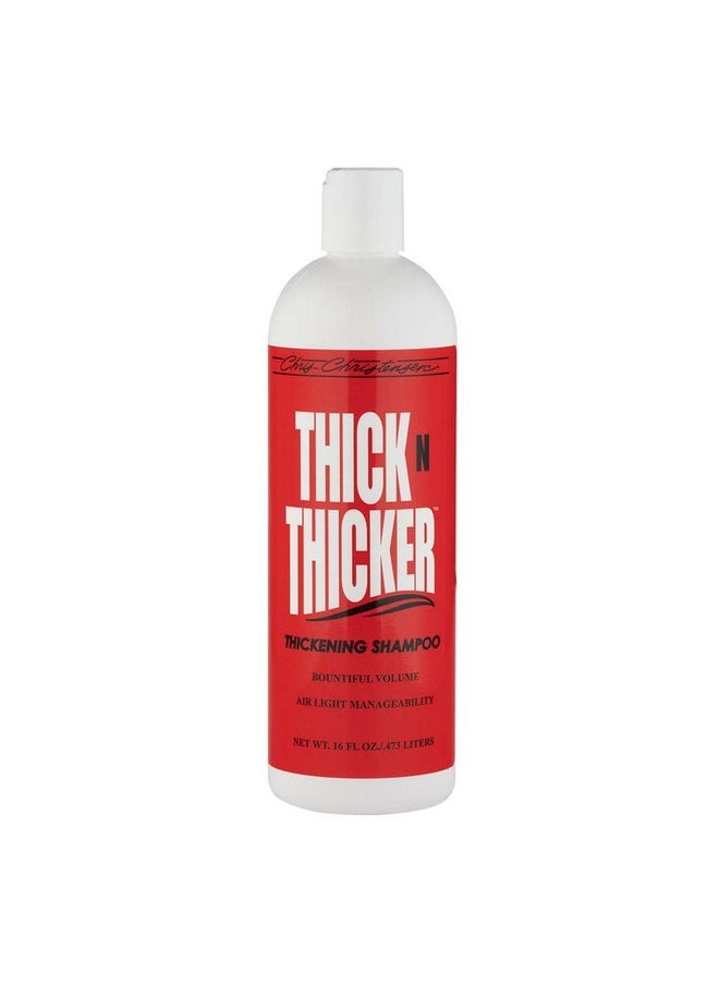 Chris Christensen Chris Christensen Pet Shampoo, 16 oz Thick N Thicker Thickening Shampoo, Groom Like a Professional, Pro-Vitamin Formula, Nutrient and Protein Infused Blend, Made in The USA  - Image 1