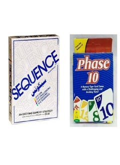 Sequence Playing Game With Phase10 Card Game