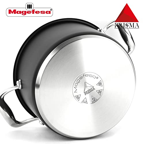 MAGEFESA Prisma – 7.9-inch Steam Pot with lid, made of 18/10 stainless steel, for all types of stovetops, including Induction, Dishwasher and Oven Safe up to 392ºF - Image 4