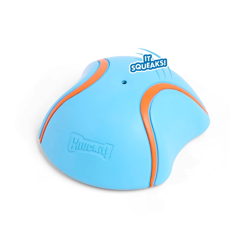 Chuckit! Indoor Super Slider Self-Fetch Squeaky Toy for Dogs - Glides Harmlessly On Most Surfaces - Fun Dog Toys to Keep Them Busy - For Small, Medium, and Large Breeds - Durable Rubber - Image 4