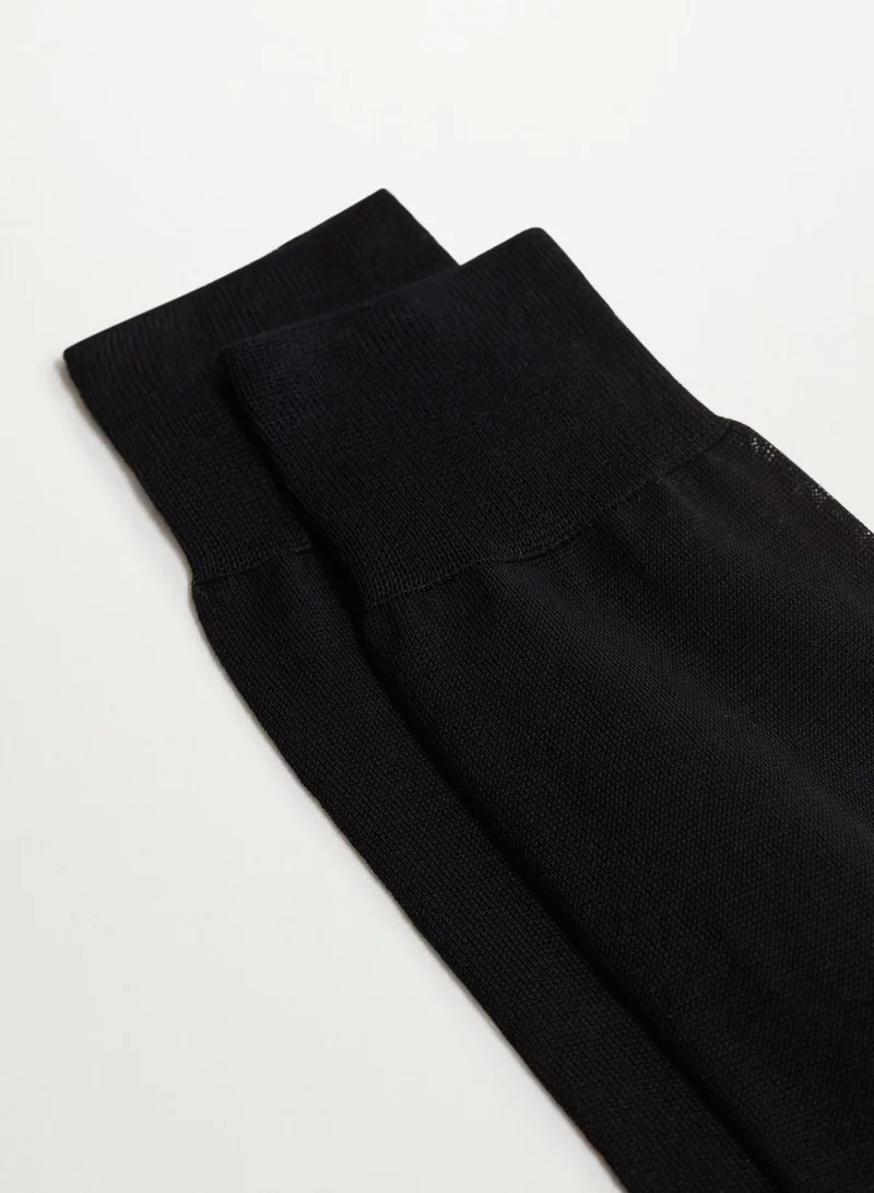 Mango Man Logo Crew Socks