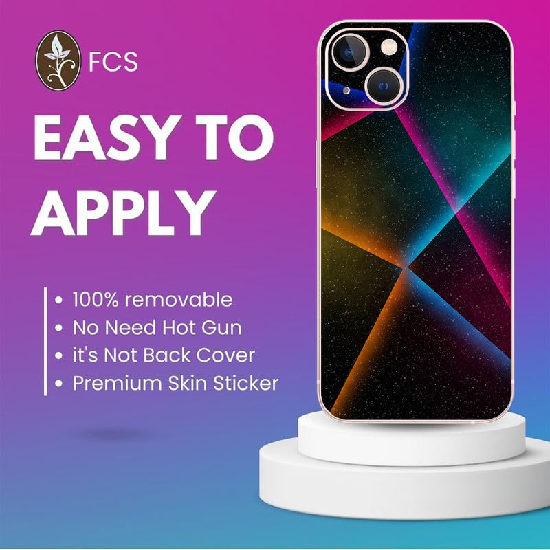 FCS Printed Designer Vinyl Mobile Back Skin Sticker for Samsung Galaxy A34 (Galaxy -60) - Image 4