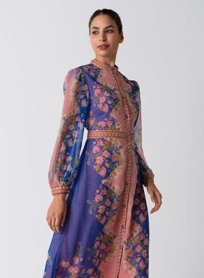 Raishma Evangeline Blue Dress - Image 2