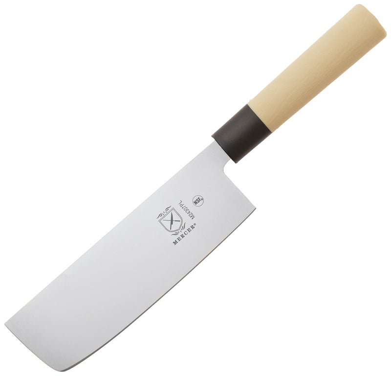 Mercer Culinary سكين خضروات ناكيري من مجموعة ميرسر كوليناري الآسيوية بمقبض NSF، 7 إنش - Image 1