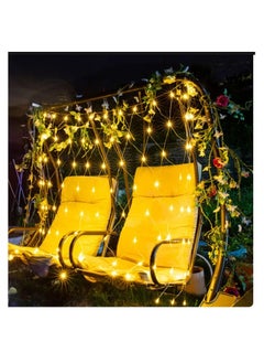 Generic Yellow Warm Light LED Net Curtain String Light 320 LED  - Image 4