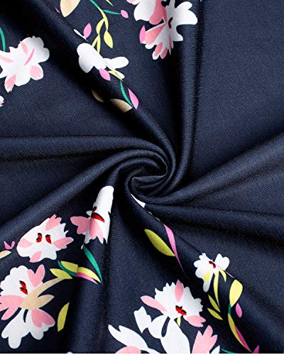 STYLEWORD 2025 Women's Summer Dress Maxi Sleeveless Elegant Formal Evening Halter Long Sping Dresses Wedding Trendy(Floral 21,XS) - Image 4
