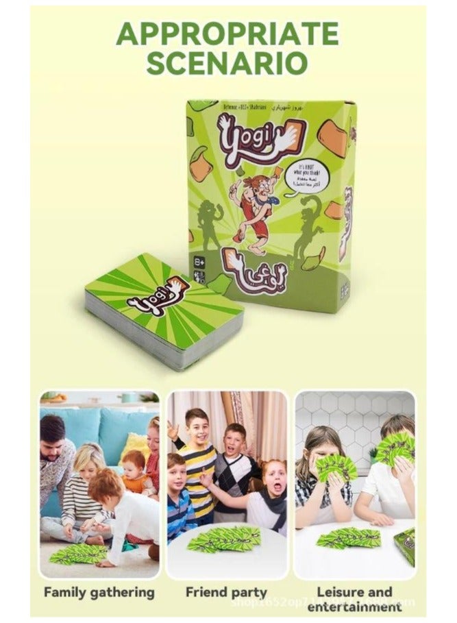 Yogi Funny Yoga Card Games Family Board Games (Arabic) - Highly Interactive Hilarious Family Parents Children & Social Icebreaker - Party Card Games For Kids & Adults - 2 Players Up to 8 Players - Image 2