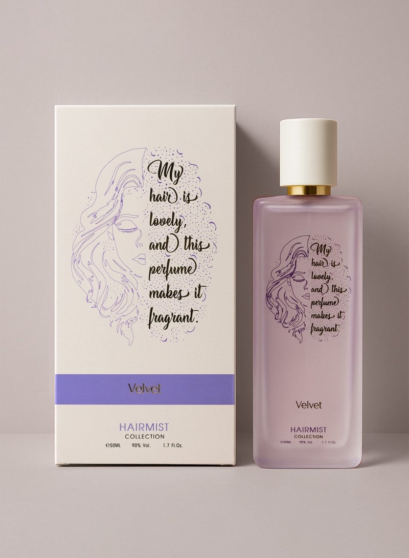Divina Hair Perfume Velvet 50ml | Long Lasting Hair Perfume Spray for Women | Sweet & Floral Hair Mist - Image 1