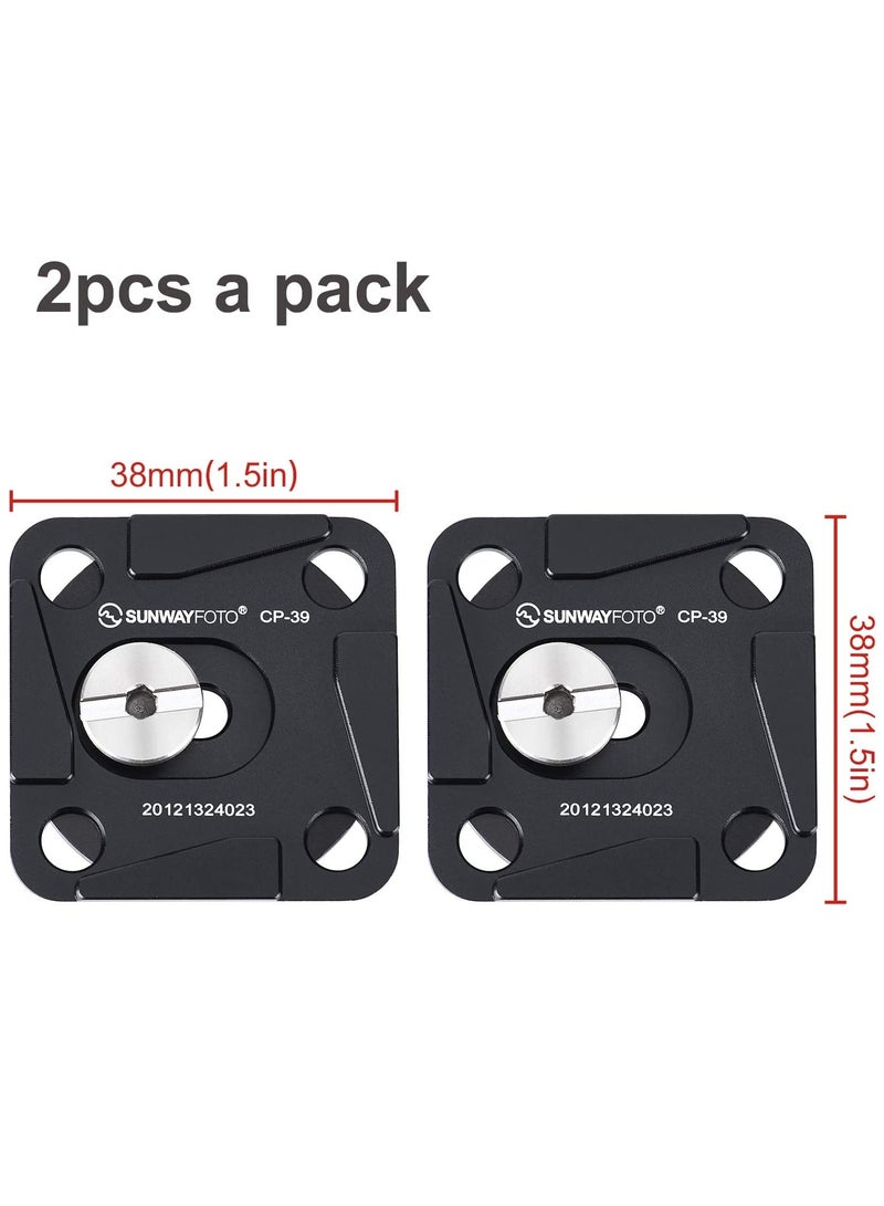 CP-39 Quick Release Plate for Cameras, One-Piece Design Compatible with Arca-Swiss and RRS, Ideal for Secure Mounting and Easy Access. - Image 5