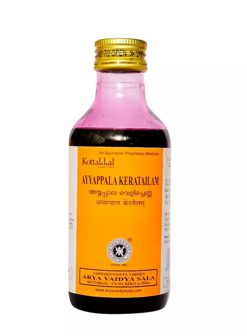 Kottakkal Arya Vaidya Sala Ayyappala Kera Tailam Hair Oil 200ml - Image 1