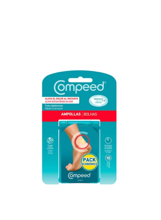 Compeed Blister Patches Medium Promotional Pack x10 - Image 1