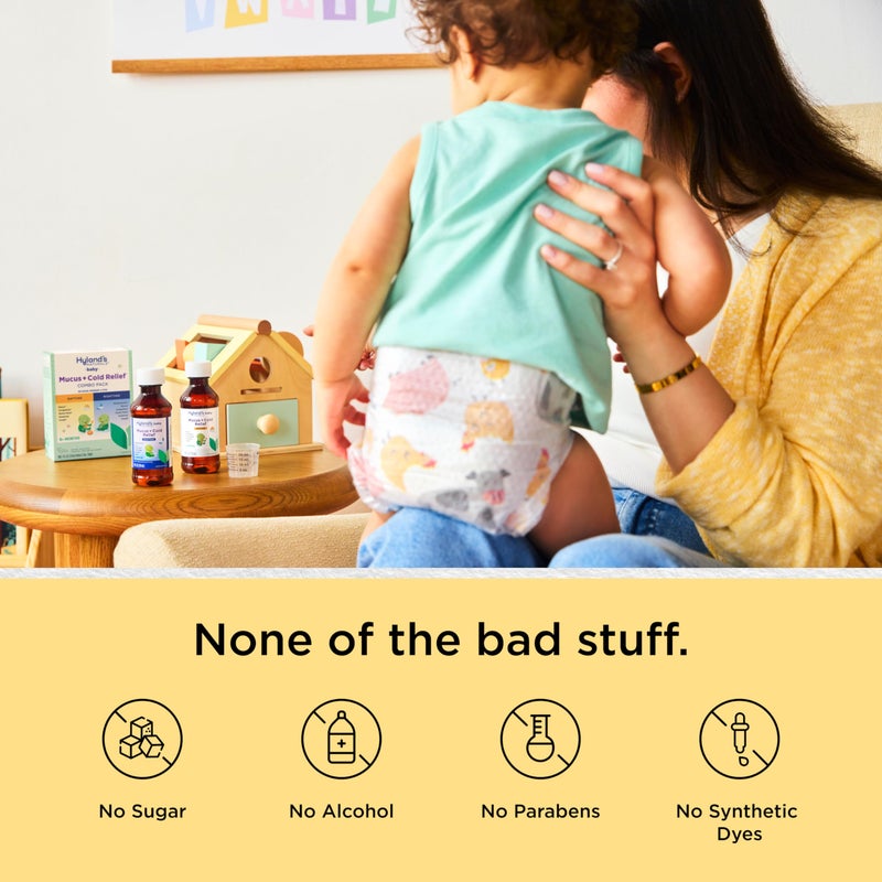 Hyland's دواء هاي لاند للأطفال لتخفيف المخاط والبرد، دواء نهاري للأطفال، علاج البرد والسعال للأطفال، مزيل احتقان، 4 أونصة سائلة - Image 4