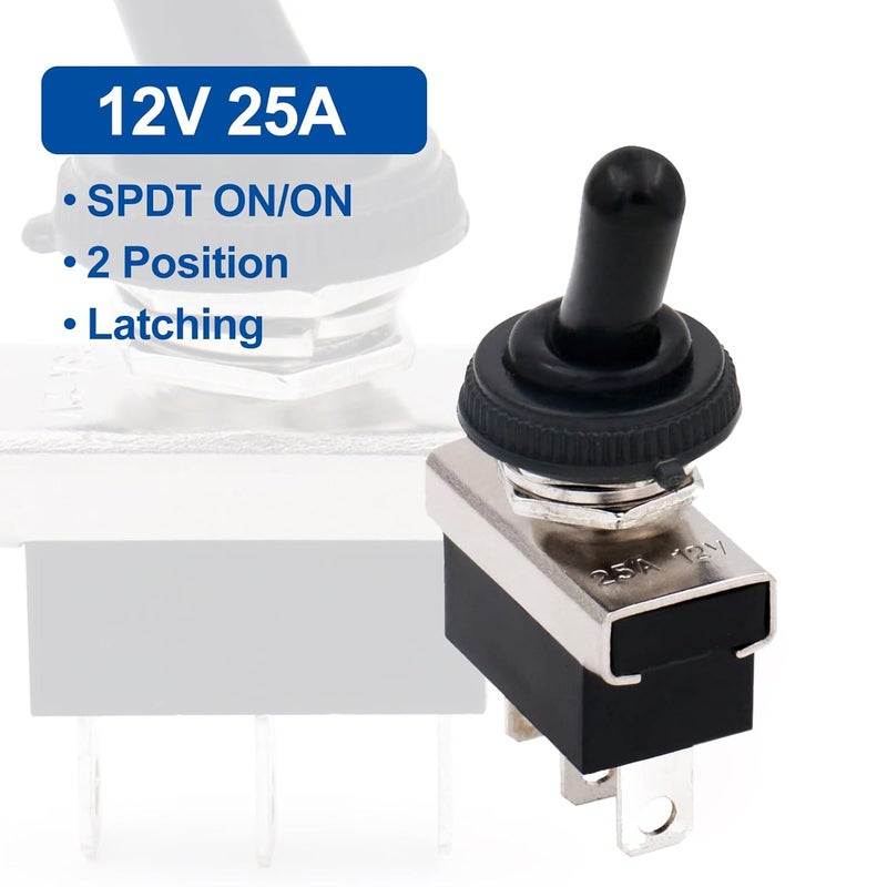 Baomain Car Toggle Switch SPDT ON-ON 12V 25A - Image 3