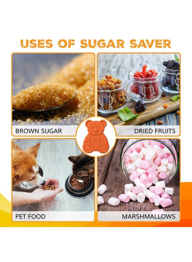 ENOLVO Brown Sugar Bear - Terra Cotta Brown Sugar Keeper to Maintain Food Moisture, Food Safe Brown Sugar Saver for Food Storage Containers, Reusable Terracotta Discs - 1 Pack - Image 4