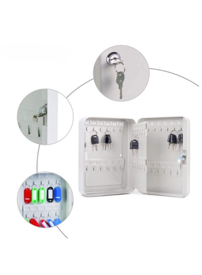 AFRA Key Box 200Hx160x75D mm – Key Box with Key Lock, Capacity 20 Keys - Image 5