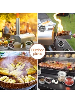 بيوينتي Smoking Wood Chips, 8 Flavors Natural Wood Chips Including Cherry, Apple, Oak, Peach, Walnut, Pear, Pecan, Mesquite for r Gun, Smoking Food Drinks  - Image 3