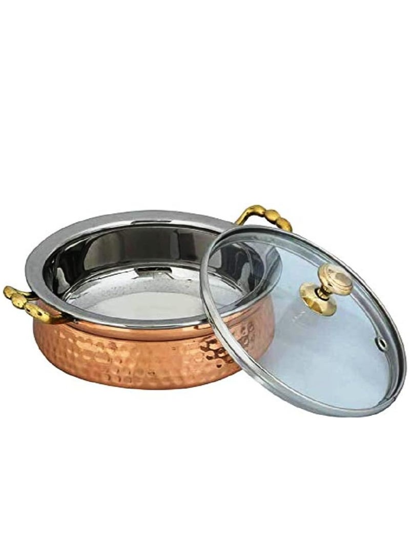 Bin Shihon 2 high quality hammered copper serving pot Available in several sizes - Image 4