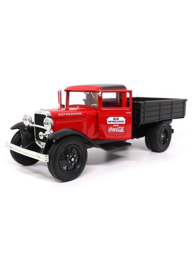Motor City Classics Motor city classics Coca-Cola Diecast Collectible | 1931 Ford Model AA (Red Version) | 1:24 Diecast Scale Model 424022 | Officially Licensed Coca-Cola Diecast  - Image 1