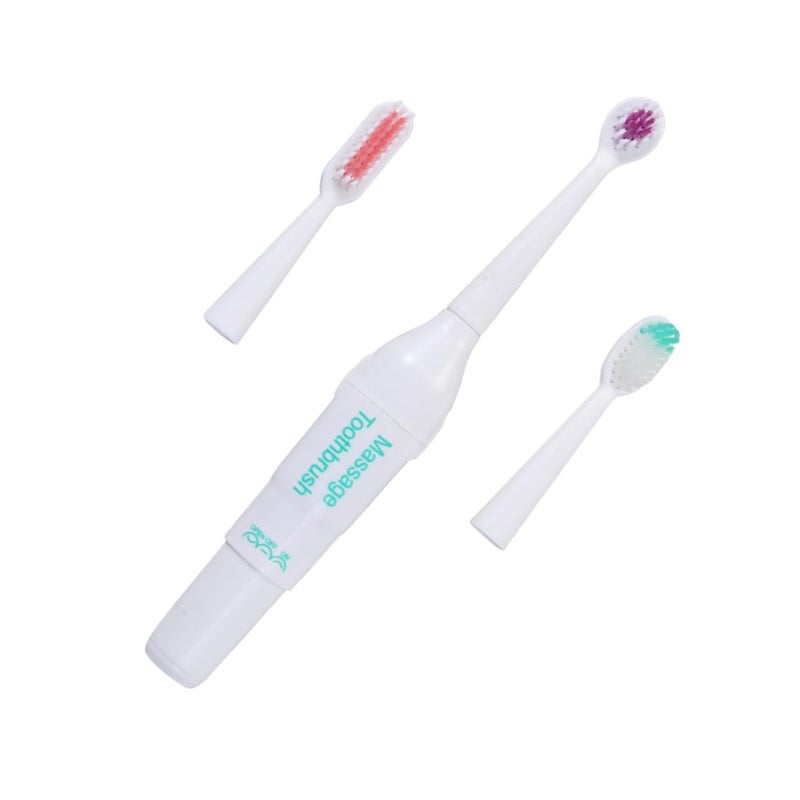 Portable Sonic Electric Toothbrush For Pets Gentle Cleaning White 1 Pack - Image 2