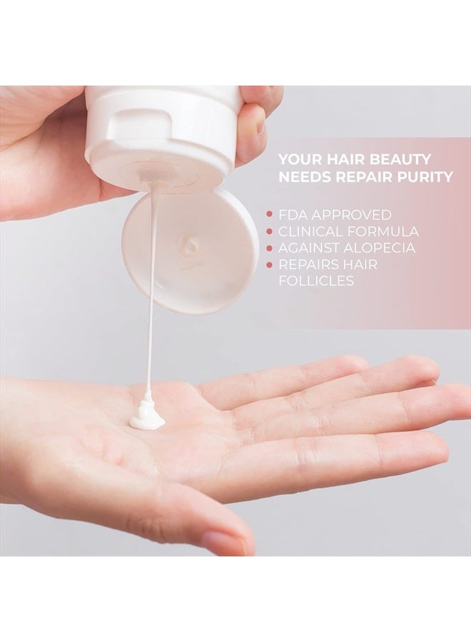 TURKEYANA PLUS Clinical Hair Growth Shampoo, Anti Thinning, Hair Loss Biotin Regrowth (Natural, Organic, Biology) Active Conditioner 240 Ml Argan, Shampoo for men and women - Image 4