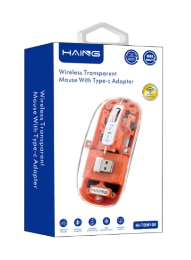 Haing BLUETOOTH Wireless&2.4G Mouse USB& TYPE C - Image 1