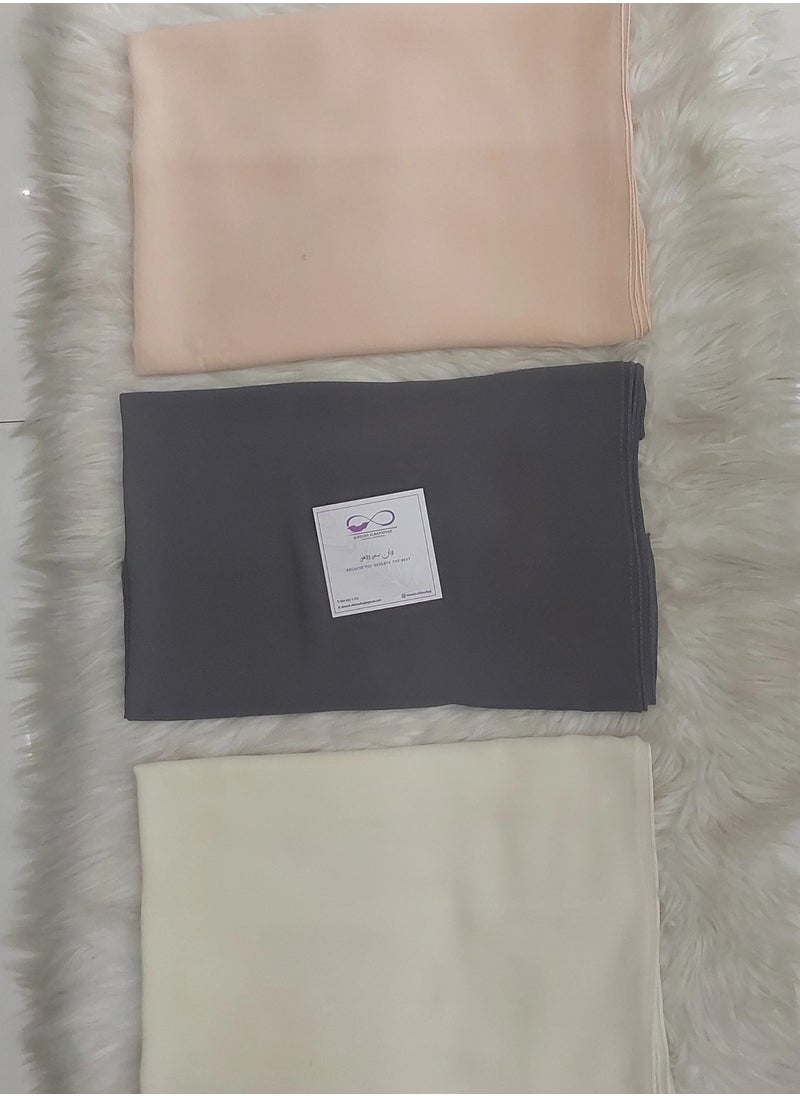 الريش البنفسجي  - ALREESH 25 LUXURY CHIFFON SHIELA - Image 1