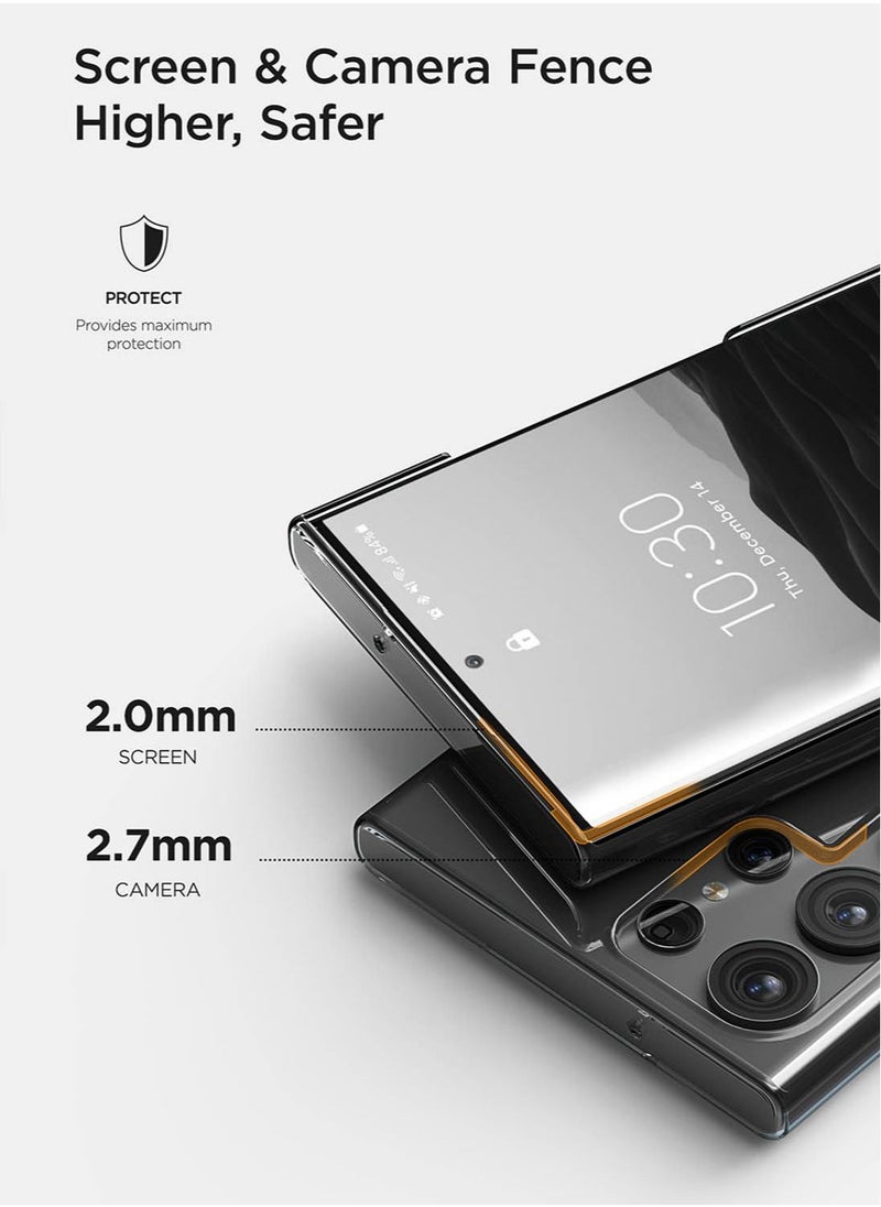 VRS Design Skin Fit for Samsung Galaxy S23 ULTRA Case Cover (2023) - Crystal Clear  - Image 3