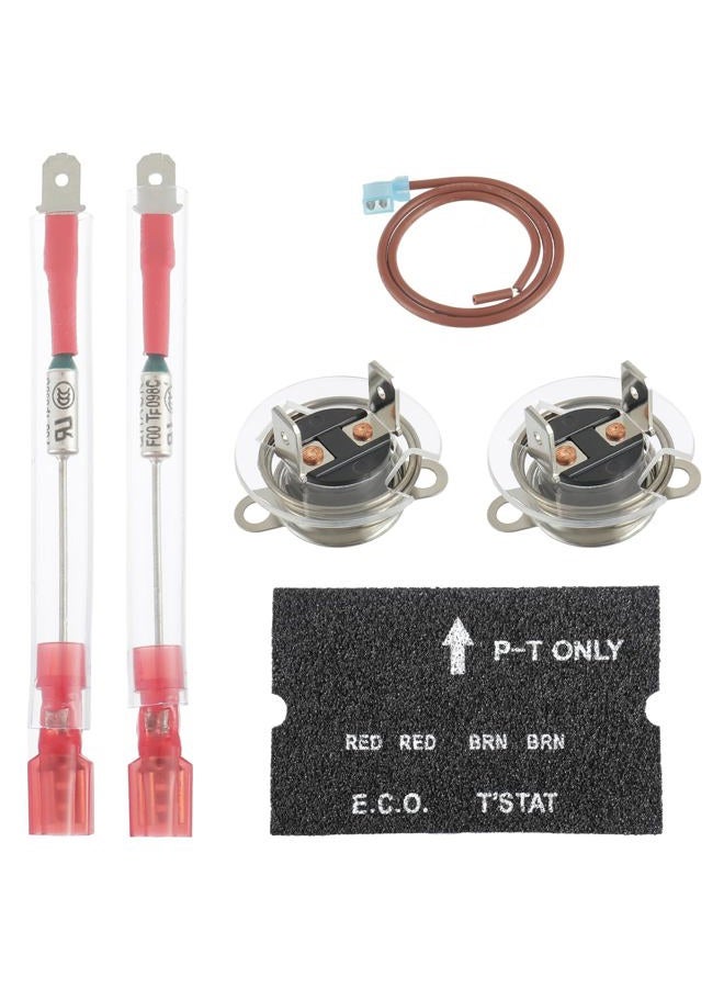 HUAREW RV Water Heater Thermal Cutoff Kit with ECO Thermostat Assembly Kit Replacement Part Compatible with Atwood 93866 91447 - Image 1