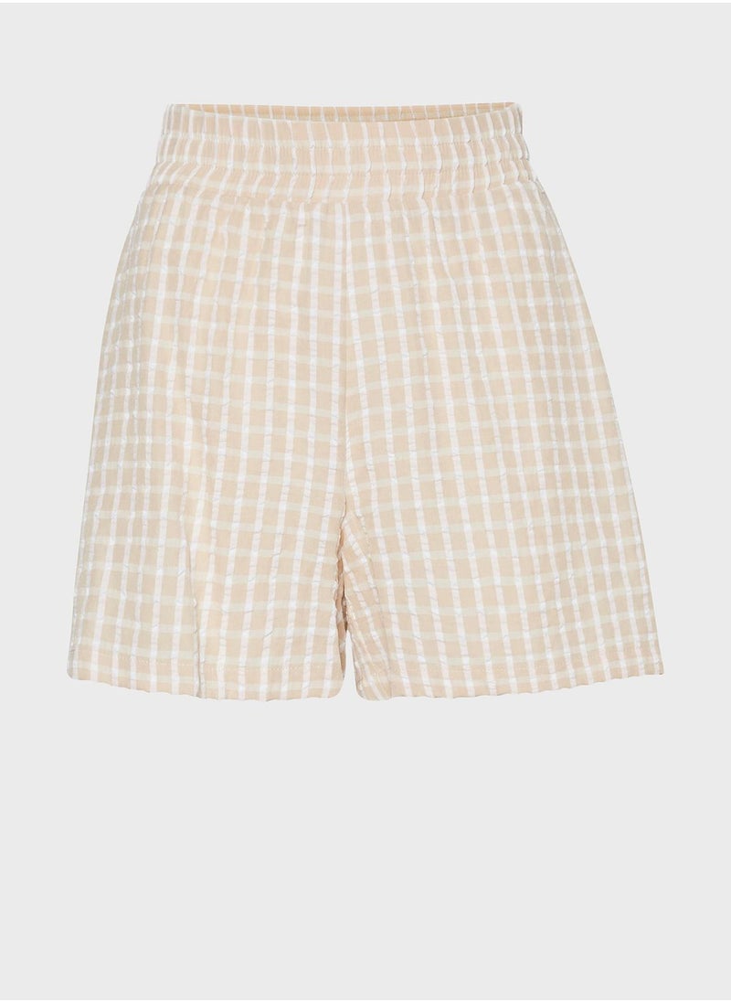 NOISY MAY - Checked Shorts - Image 1
