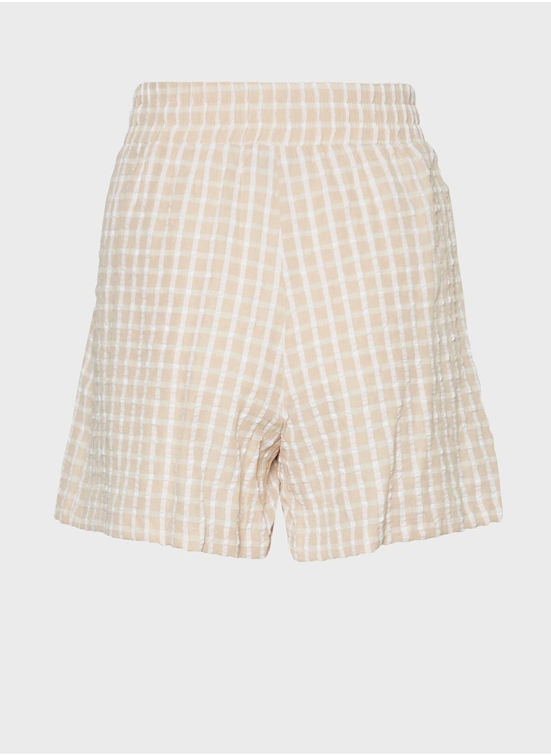 NOISY MAY - Checked Shorts - Image 1